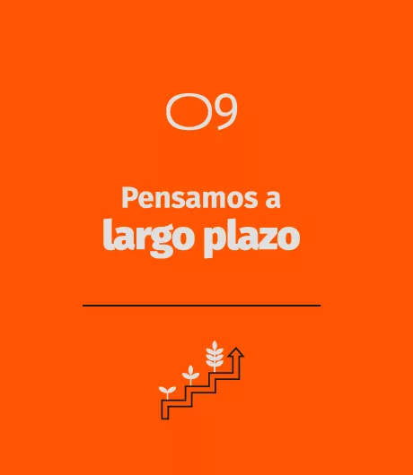 Pensamos a largo plazo Pensamos a largo plazo